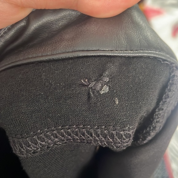 GUESS black leather pants - Picture 6 of 6